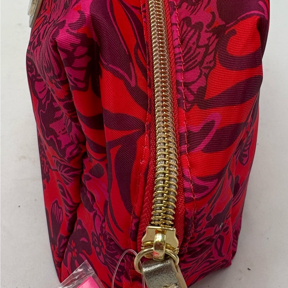 Lilly Pulitzer Pippa Cosmetic Pouch Amaryllis Red Secret Hideway #013872 NEW - Picture 5 of 8